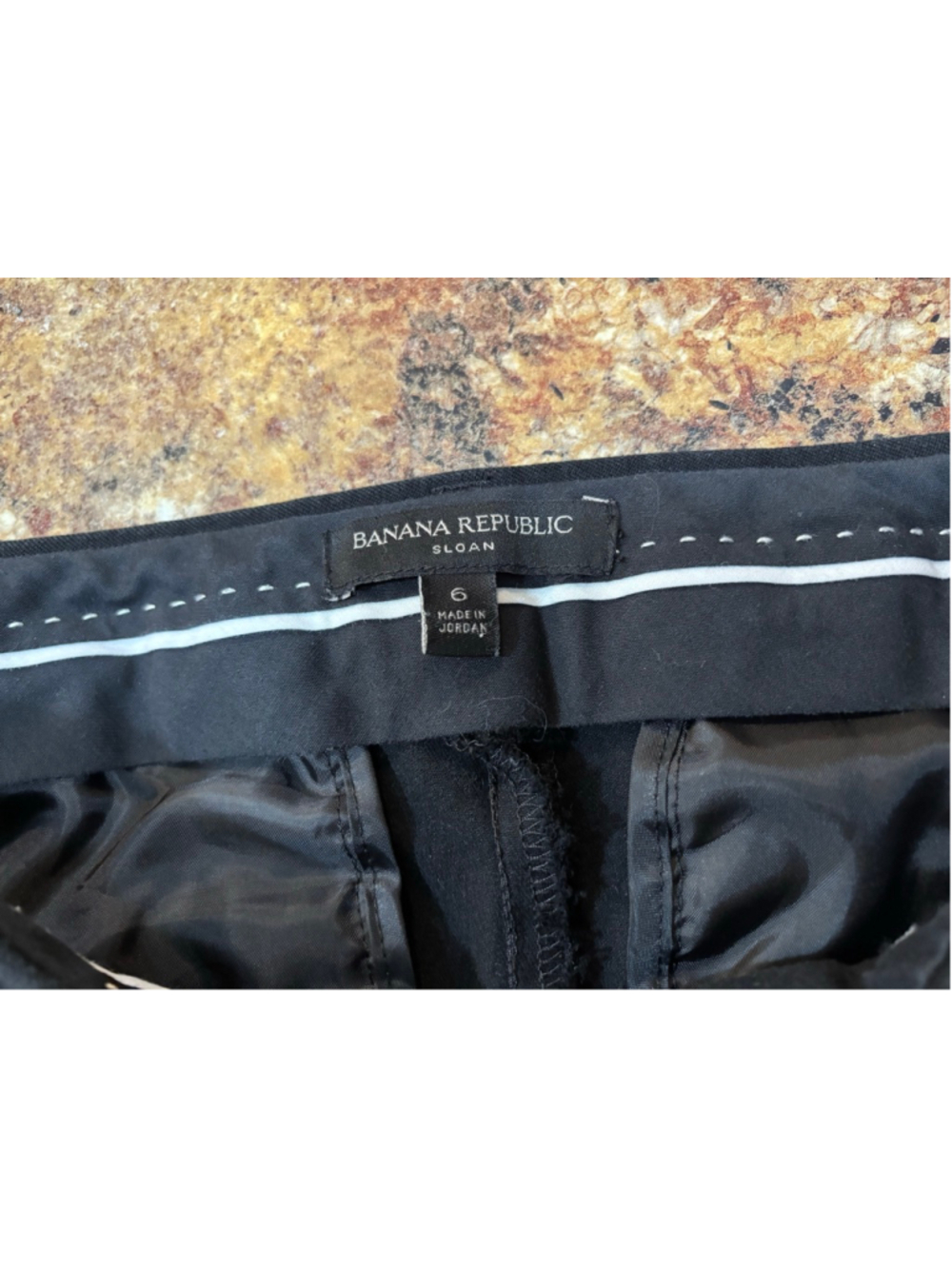 Banana Republic Sloan Women’s Size 6 Black Dress Pants - Picture 3 of 4